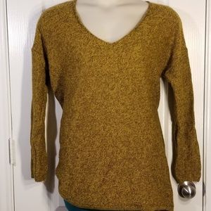 Gold yellow tunic style sweater